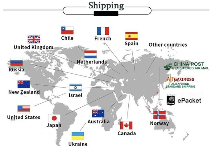 This Map Showing Where A Seller Ships Items To, Where Nothing Is Even Close To Correct. Also, French Is A Country Now