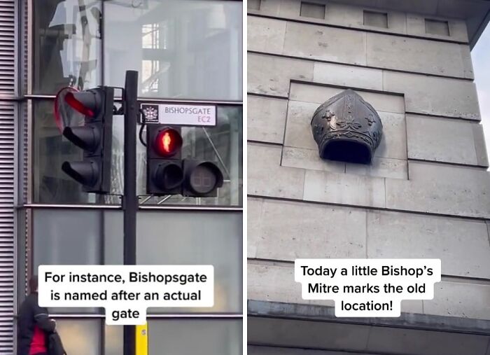 Bishopsgate Street Is Called That Because There Was An Actual Gate There Built By The Romans
