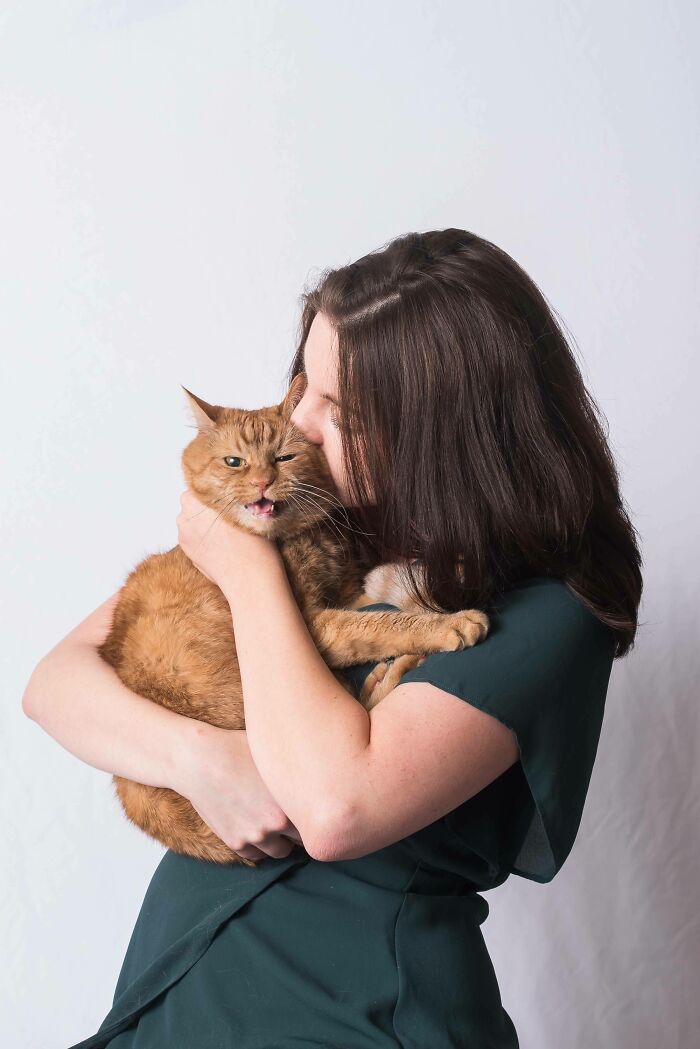 I Forced My Grumpy Little Old Lady To Do A Photoshoot With Me. She Was Not Pleased