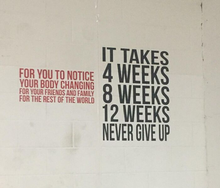 New Paint On The Wall At My Gym