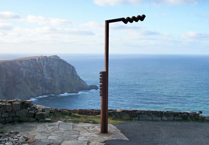Picture of Wild Atlantic Way sign, Horn Head