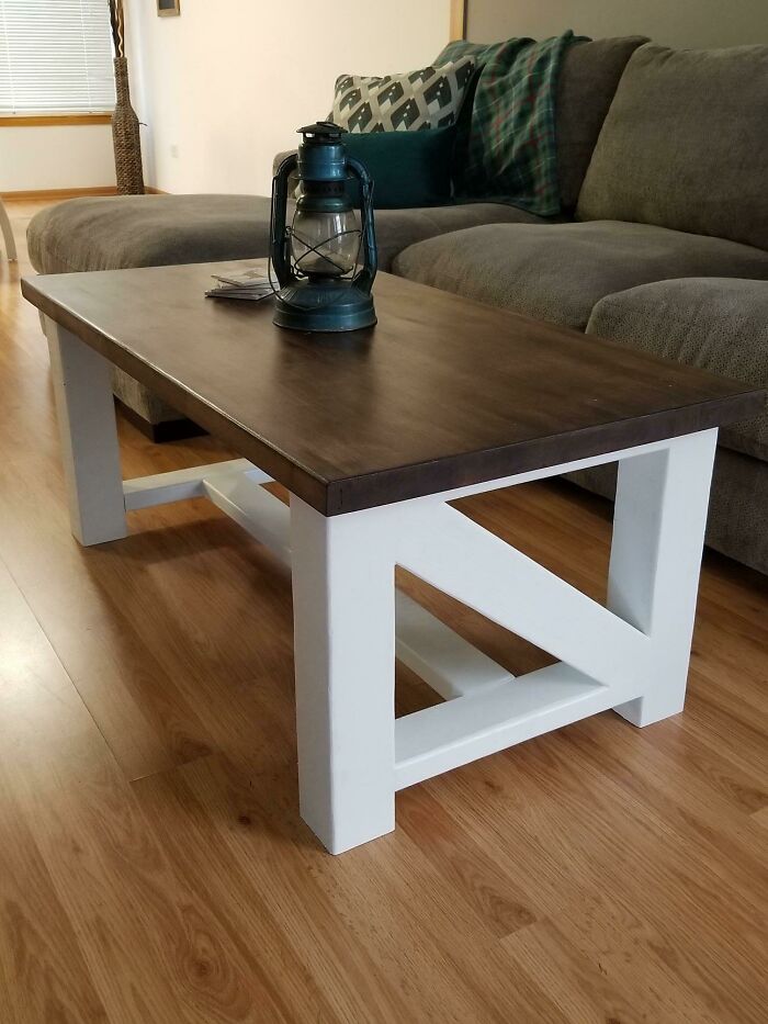 Why Spend 60 Dollars On A Coffee Table When You Can Spend 100 Dollars And Countless Hours Building Your Own