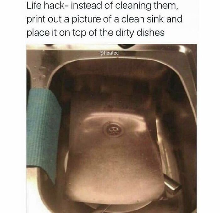 Instead Of Washing The Dishes