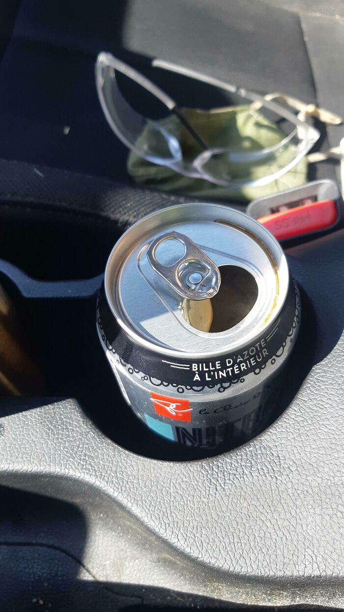 Buy A Can Of Coldbrew At The Store And Leave It In Your Hot Car Like A Dumbass For Hot Coffee On The Go!