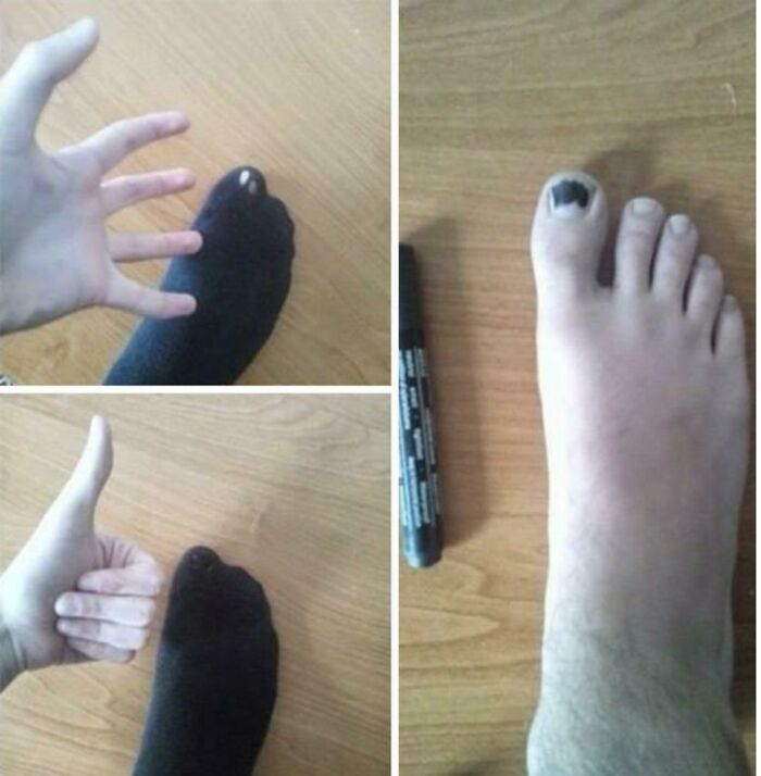 Don’t Buy New Socks. Use A Permanent Marker Instead