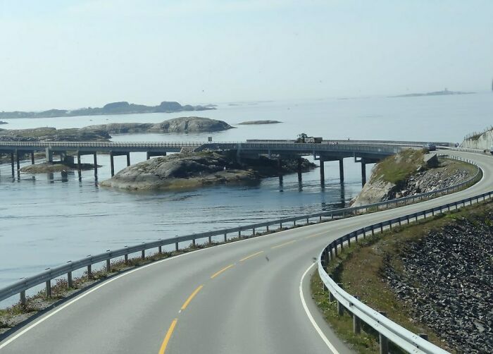 Picture of Atlantic road near ocean