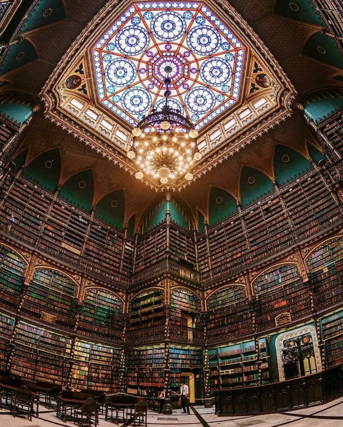 The Royal Portugese Cabinet Of Reading, Rio De Janeiro