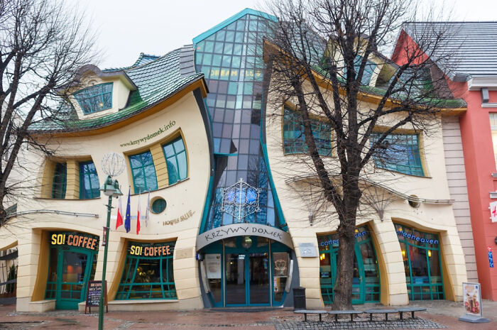 Crooked Building In Sopot, Poland