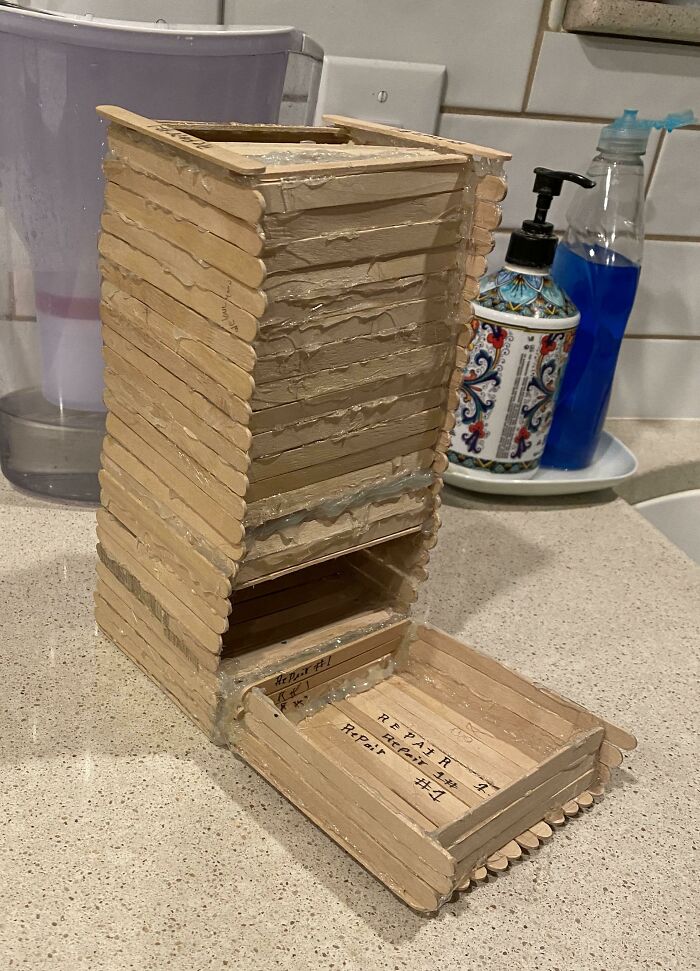 Dice Tower Made From Sturdy Wood And A Firm Plastic Adhesive In 2020, Not To Brag But This Piece Speaks For Itself