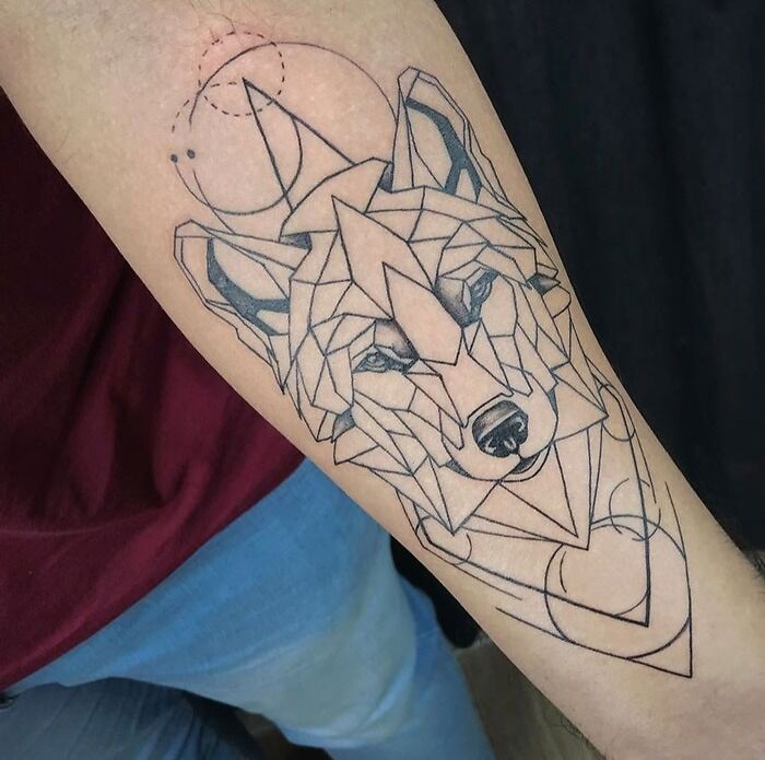 The Geometric Fox Tattoo Is Highly Trendy And Symbolizes Multi-Cultural Intelligence