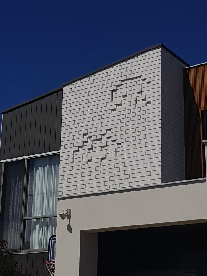 Space Invaders Was Bricked Into The Exterior Wall Of This House