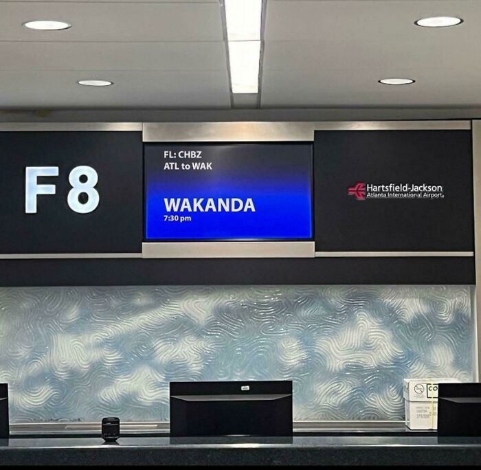 Wakanda Forever! The Atlanta Airport Had A Bonus Flight!