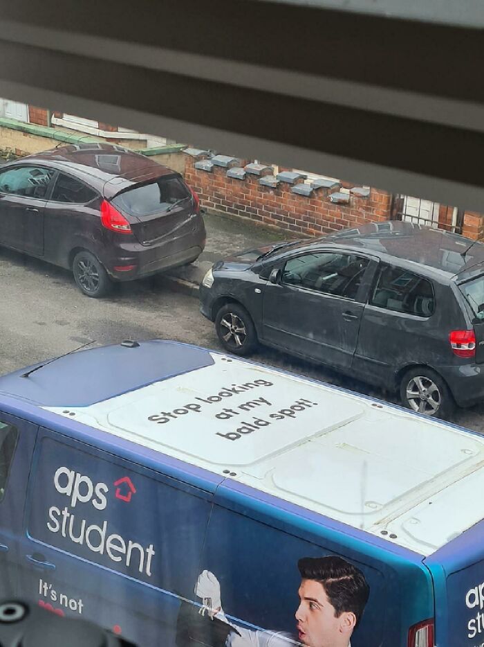 A Hidden Message On Top Of A Truck