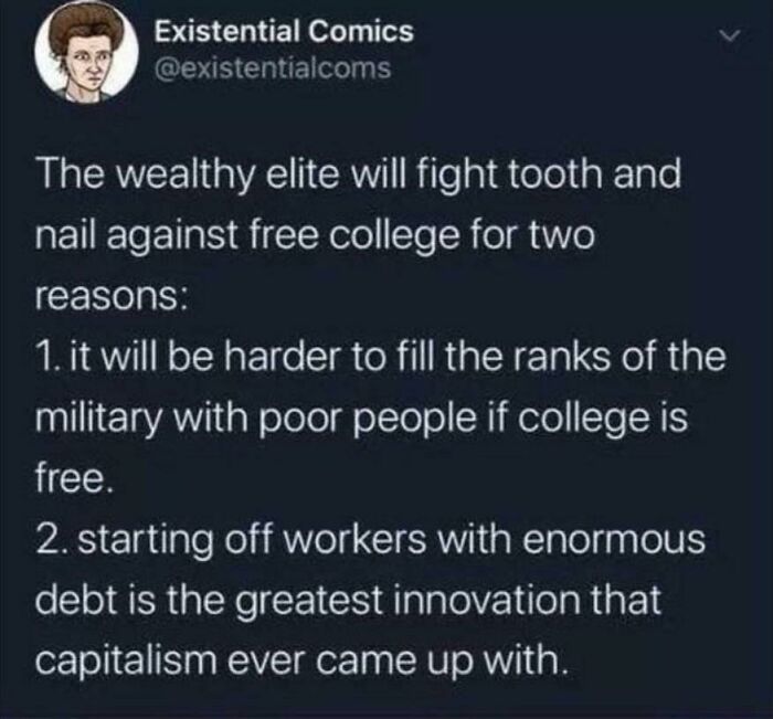 Why The Wealthy Capitalist Elite Is Opposed To Free College