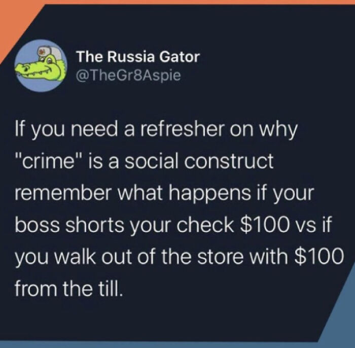 Crime Is A Social Construct
