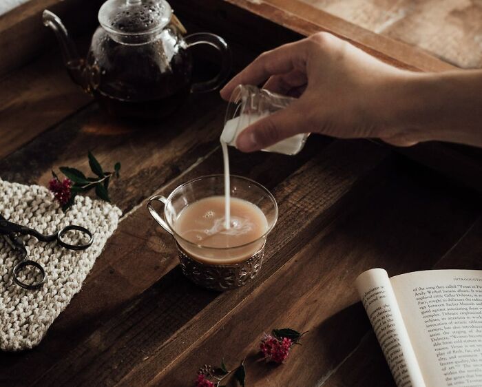 They Sniff The Milk Before Pouring It Into Your Tea