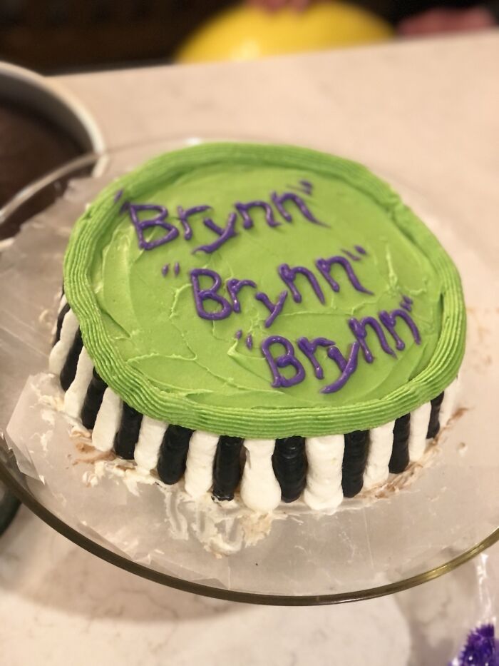 This Beetlejuice Cake I Made For A Friend Of Mine