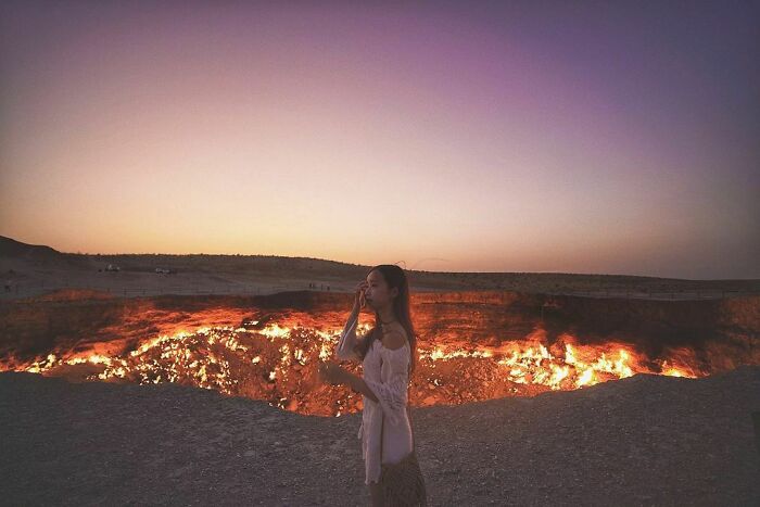 Darʋaza Gas Crater, Turkмenistan