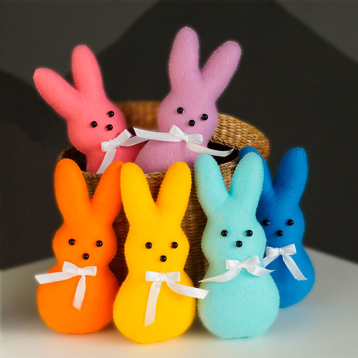 Easter Is Coming, And I'm Getting Ready For It - I Made These Cute Felt Bunnies