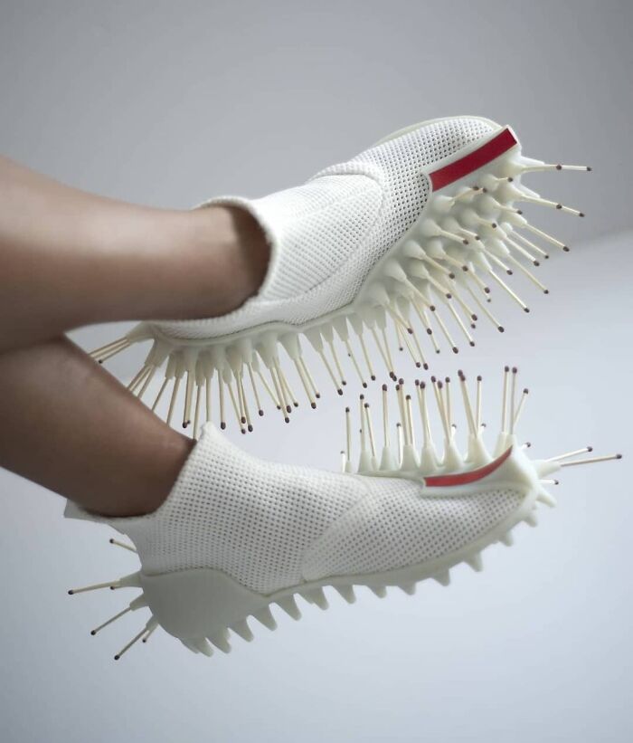 So You Can Brush Your Hair With Your Feet!