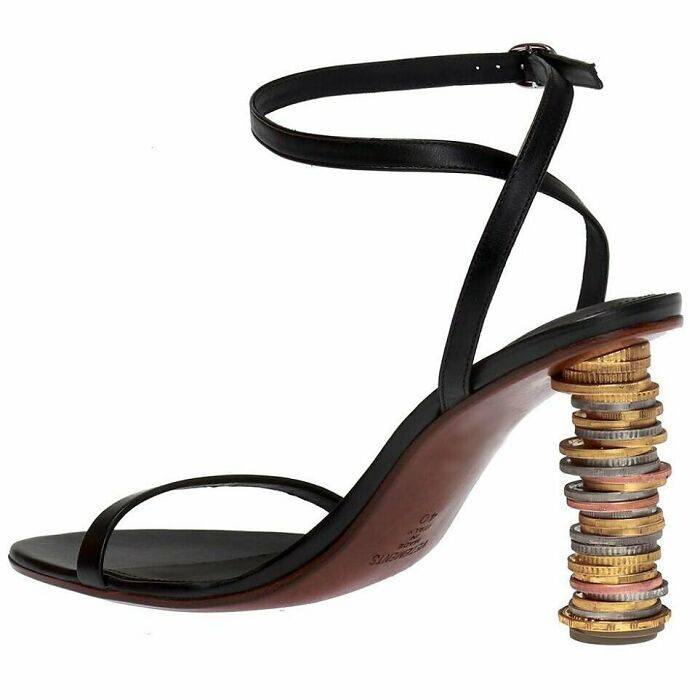 Stacked Coin Heel Footwear By Vetements