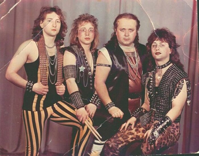 1980s. Vintage Band Publicity Photos