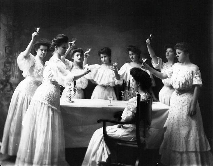 “Toast To The Bride” Unknown Photographer C. 1905