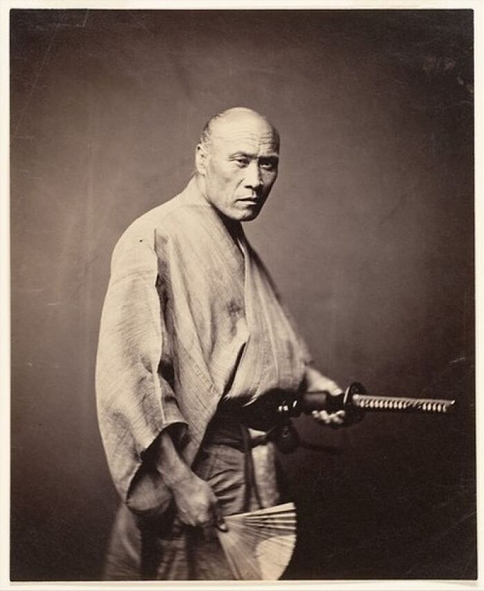 Samurai In Yokohama Japan, By Photographer Felice Beato, 1864–65, Metropolitan Museum Of Art: Photography