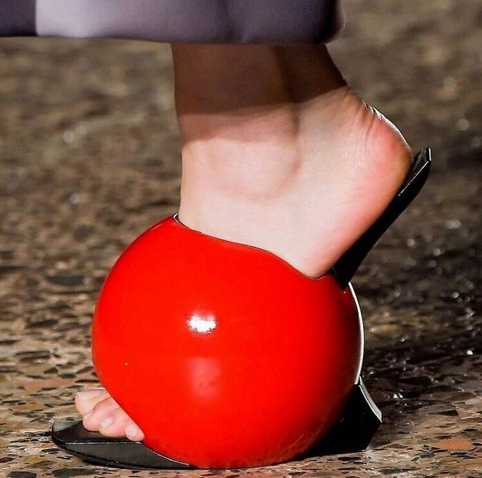 Red Weird Shoe