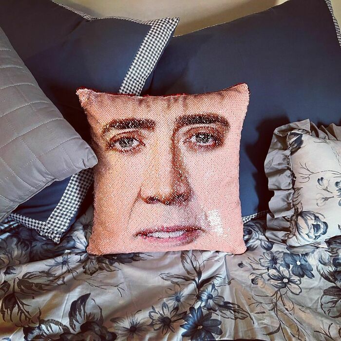This Pillow, Makes Me Smile Every Time I See It On My Daybed