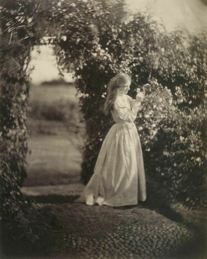 The Gardener’s Daughter (Mary Ryan), 1870, From Julia Margaret Cameron’s “Women” Series
