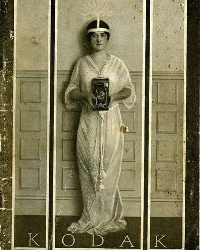 1915 A Kodak Girl From Their Catalog, Kodaks And Supplies
