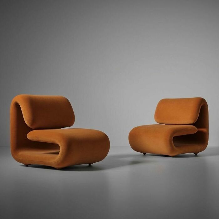 Lounge Chairs Designed By Etienne Henri Martin