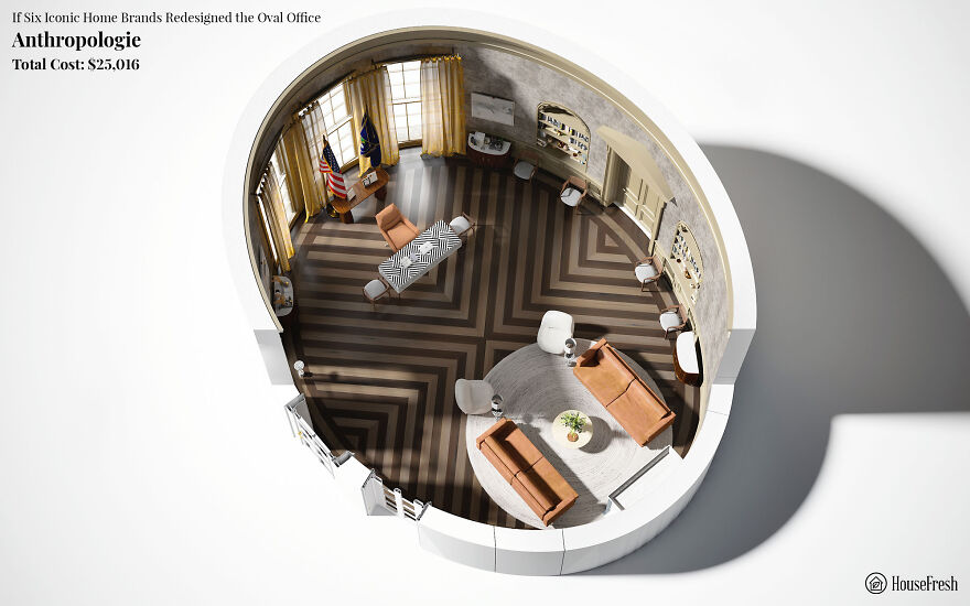 Here's What The Oval Office Might Look Like With An Overhaul In The Style Of 6 Popular Home Brands Here's What The Oval Office Might Look Like With An Overhaul In The Style Of 6 Popular Home Brands