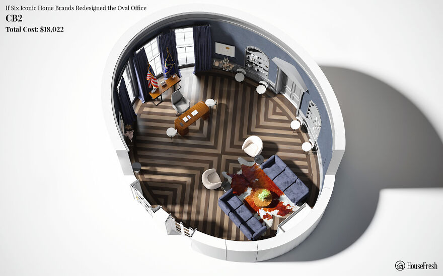 Here's What The Oval Office Might Look Like With An Overhaul In The Style Of 6 Popular Home Brands Here's What The Oval Office Might Look Like With An Overhaul In The Style Of 6 Popular Home Brands