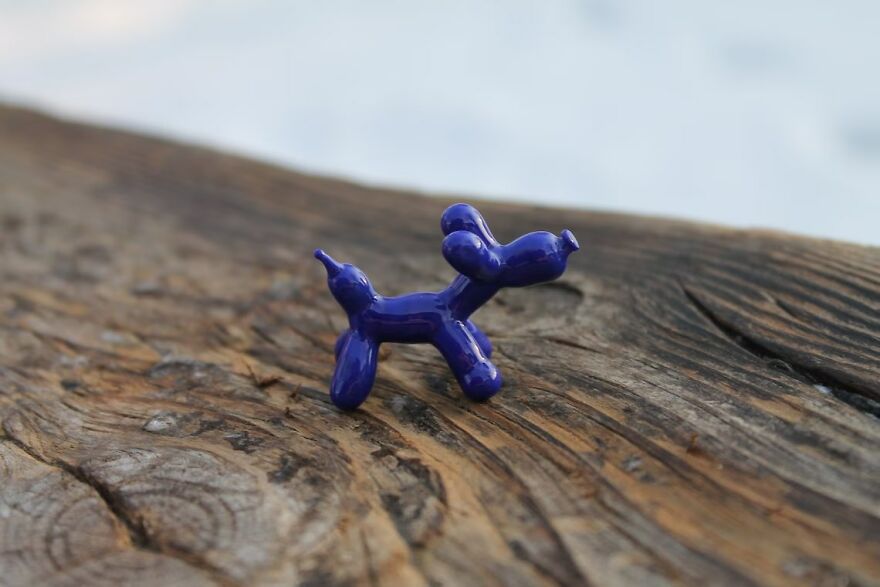 I Make Glass Balloon Dog Figurines (16 Pics)