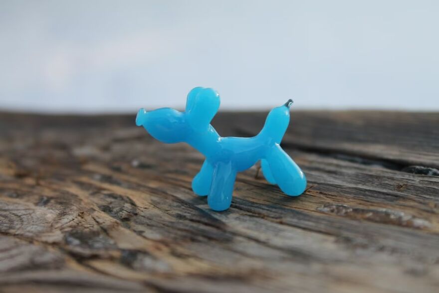 I Make Glass Balloon Dog Figurines (16 Pics)