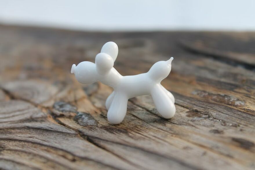 I Make Glass Balloon Dog Figurines (16 Pics)