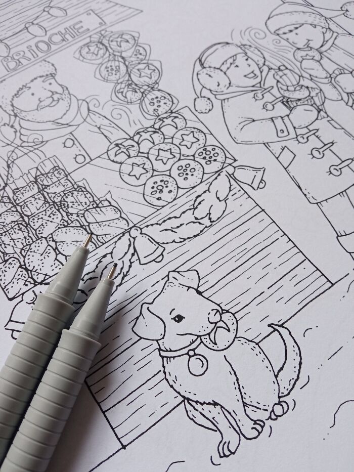 I Made Three Hand Drawn Coloring Books