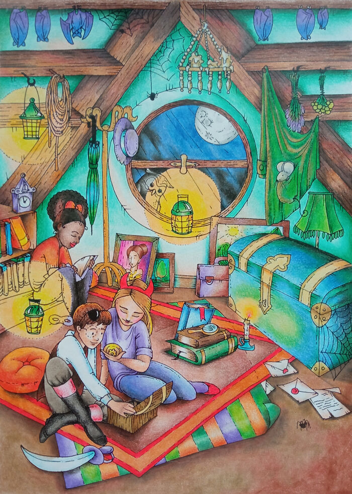 I Made Three Hand Drawn Coloring Books