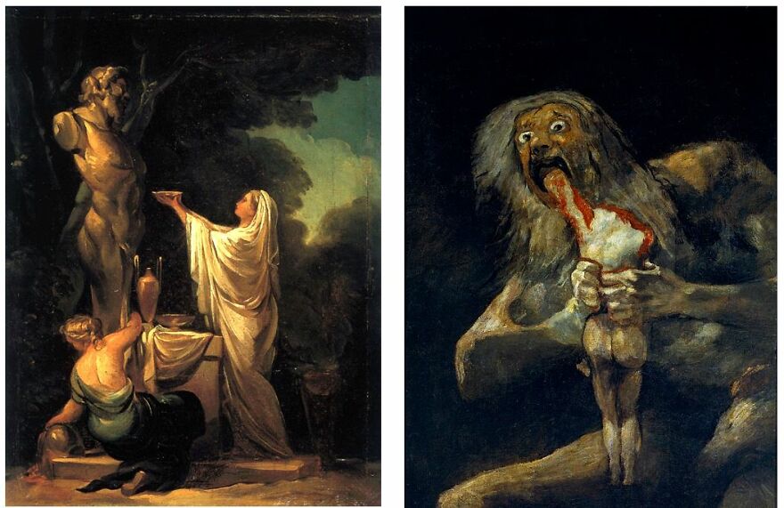 Francisco Goya In 1771 And 1821