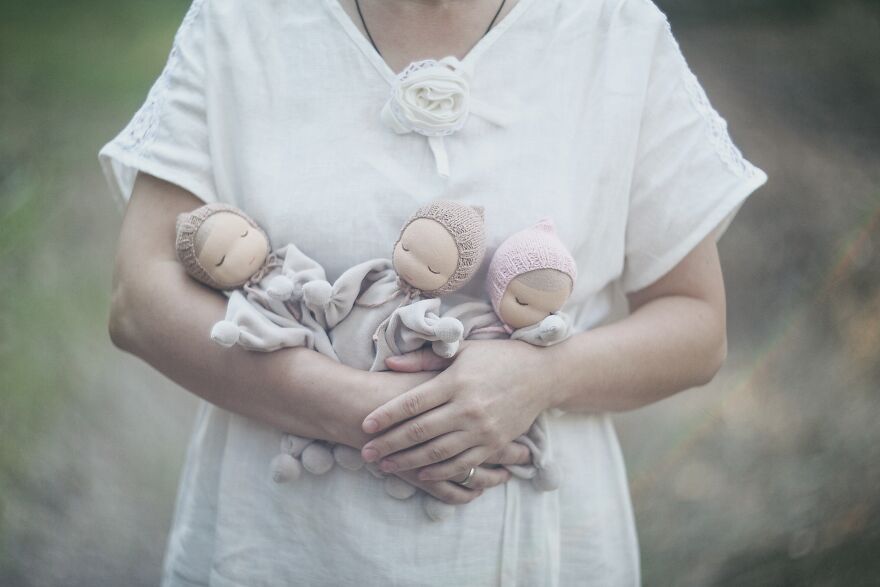 I Create Cute Organic Waldorf Dolls Without The Use Of A Sewing Machine (5 Pics)