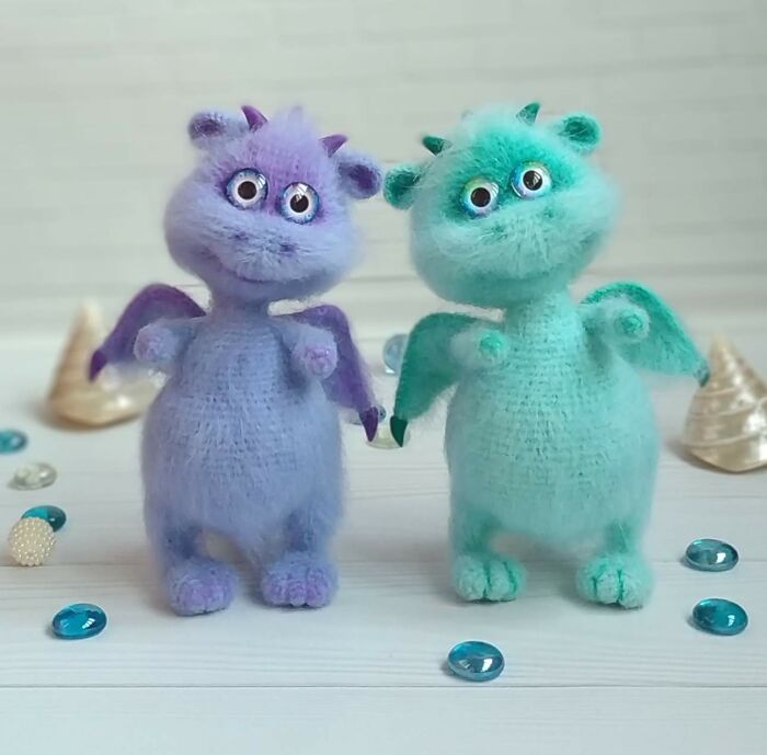 I Create Cute Fluffy Crochet Toys (17 Pics)