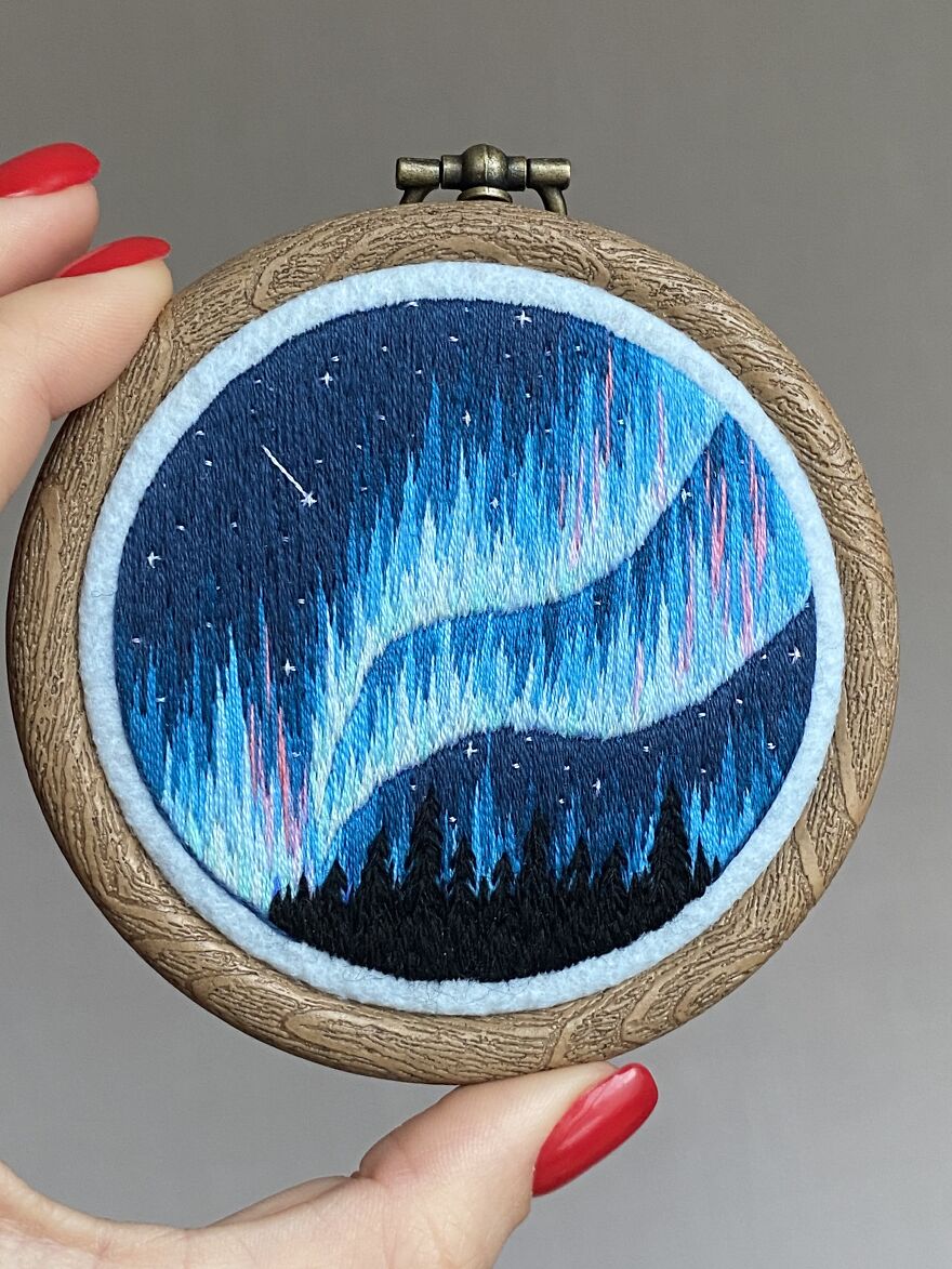 Amazing Sky Over The Forest