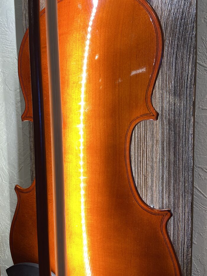 I Made A Violin Sconce, And Here Are The Results