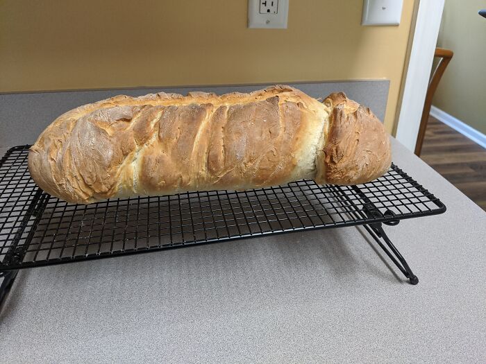 My Wife's First Attempt At Italian Bread