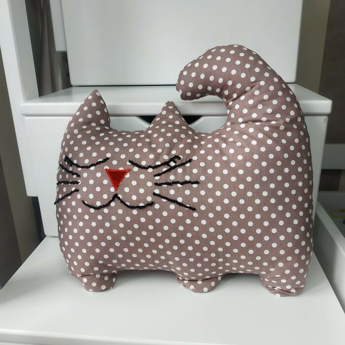 I Make Funny Pillows In The Form Of Cute Cats (13 Pics)