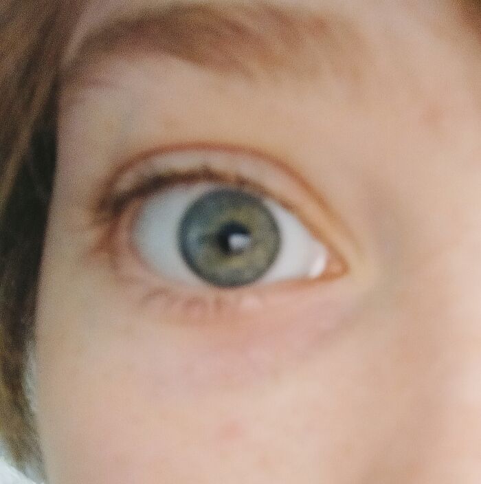 My Camera Is Not The Best But They're Grey/Green/Blue Ish, Changes A Lot