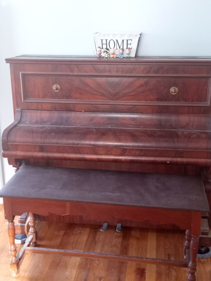 My Piano My Grandmother Left To Me When She Passed. It Was Made In The Early 1820s By German Piano Maker Haake