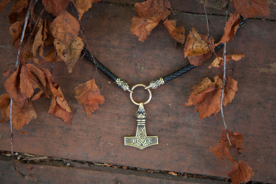 Raven Necklace, A Replica From Ancient Times